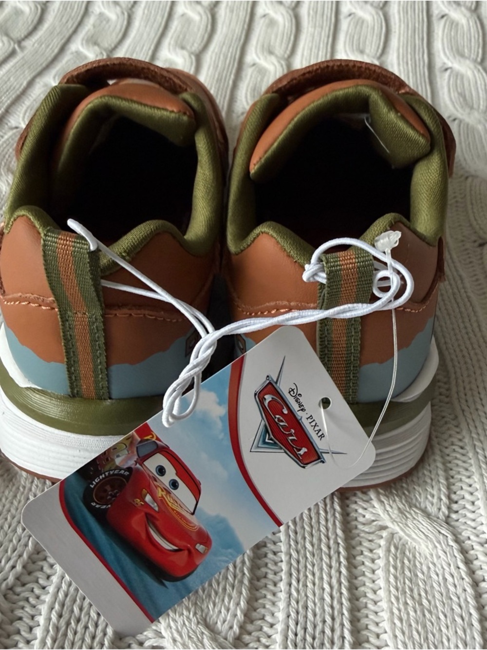 Disney Pixar Cars Tow Mater Sneakers 10 Toddler Boys Shoes Kachow 95 Race Ready - Picture 5 of 9